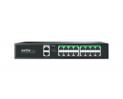Netis P116GC Коммутатор сетевой PoE неуправляемый