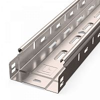Лоток перфорированный Стандарт INOX (AISI 409) 100х50х3000 (0,7мм) (PR16.2411)