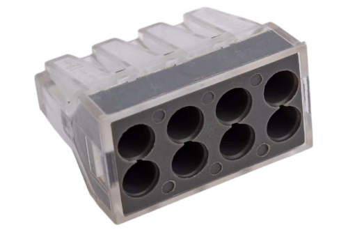 PCT-108 (11437c) (10 шт) Клемма соединительная 8-проводная PCT-108 (11437c) (10 шт) Клемма соединительная 8-проводная