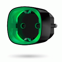 Ajax Socket (black) Радиоуправляемая умная розетка со счетчиком энергопотребления