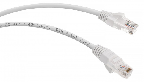 PC-UTP-RJ45-Cat.5e-3m-WH-LSZH (9492c) Патч-корд медный PC-UTP-RJ45-Cat.5e-3m-WH-LSZH (9492c) Патч-корд медный