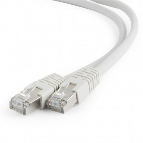 Патч-корд F/UTP RJ45-RJ45, CAT 5e, ZH нг(А)-HF, серый, 5м REXANT (18-8007-1) Патч-корд медный