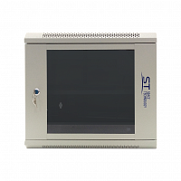 ST-NC9U01 (серый) С ПОЛКОЙ Шкаф телекоммуникационный 19" настенный 9U