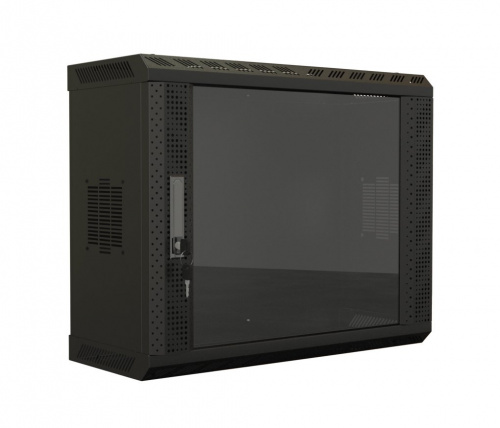 TWS-0925-GP-RAL9004 Шкаф телекоммуникационный 19" настенный 9U TWS-0925-GP-RAL9004 Шкаф телекоммуникационный 19" настенный 9U