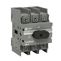 Рубильник 100A 3P с рукояткой управления для прямой установки TwinBlock (tb-100-3p-f)