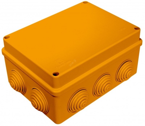 Коробка JBS150 150х110х70, 10 вых., 10P (1,5…6мм²) (43249HF) Коробка монтажная, огнестойкая, без галогена