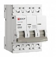 ВА 47-63N 3P 50А (D) 6кА PROXIMA (M636350D)
