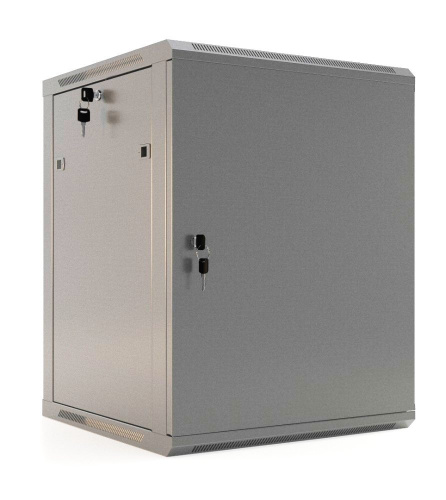 TWB-1266-SR-RAL7035 Шкаф телекоммуникационный 19" настенный 12U