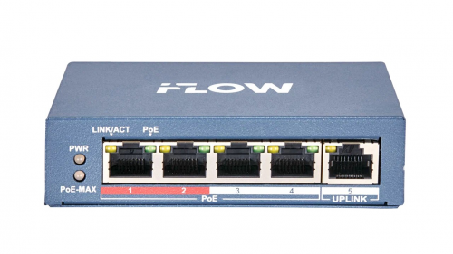 F-SW-EU205POE-V/L Сетевой PoE коммутатор F-SW-EU205POE-V/L Сетевой PoE коммутатор