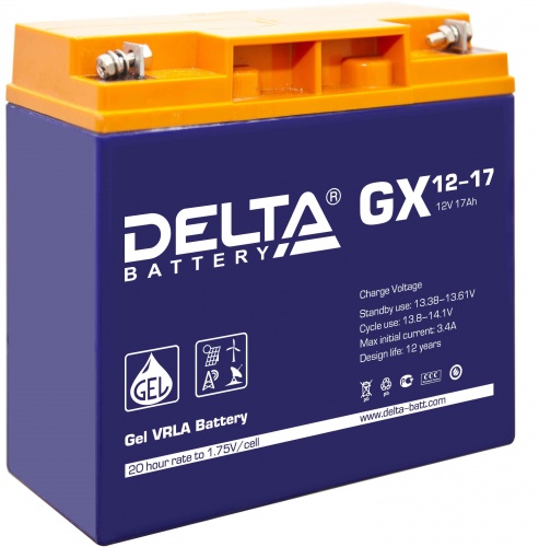 Delta GX 12-17 Аккумулятор герметичный свинцово-кислотный