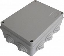 Коробка JBS300 300х250х120, 12вых, IP65, серая (44030HF) Коробка монтажная, огнестойкая, без галогена