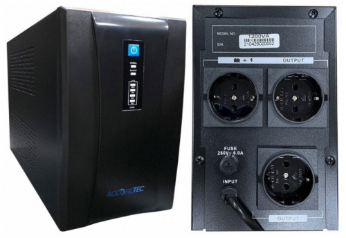 UPS-220/1200VA Источник бесперебойного питания UPS-220/1200VA Источник бесперебойного питания