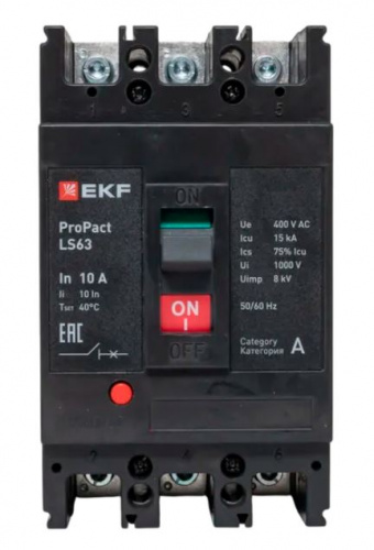 LS63 15кА 3P 10А ProPact (mccb-63-15-3-10-ls) фото 4