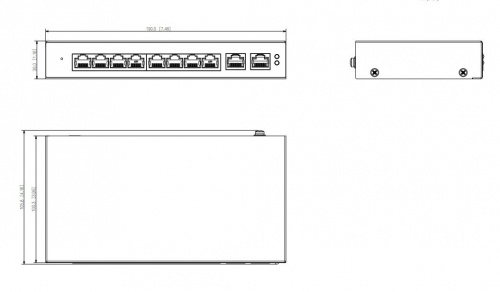 DH-CS4010-8ET-110 Сетевой PoE коммутатор фото 2 DH-CS4010-8ET-110 Сетевой PoE коммутатор фото 2