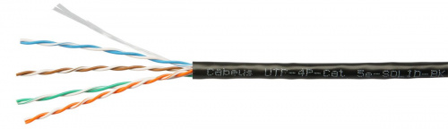 UTP-4P-Cat.5e-SOLID-BK-100 (7252c-5) Кабель «витая пара» (LAN) для структурированных систем связи UTP-4P-Cat.5e-SOLID-BK-100 (7252c-5) Кабель «витая пара» (LAN) для структурированных систем связи