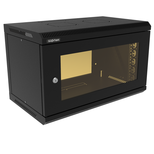 ТВС-6U-600-350-МР-9005 (05-2061-B) Шкаф настенный телекоммуникационный