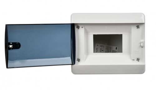 Корпус пластиковый UNION Compact ЩРВ-П-6 IP41 скрытой установки черная прозрачная дверь (UIC-KP12-V-06-41-K01) фото 3