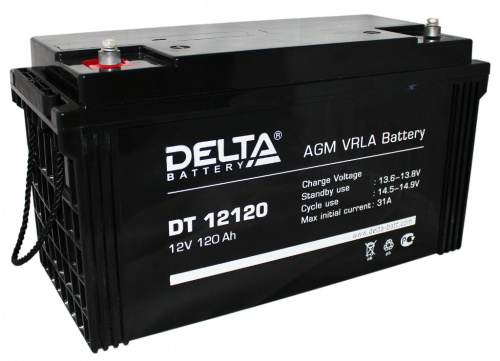Delta DT 12120 Аккумулятор герметичный свинцово-кислотный Delta DT 12120 Аккумулятор герметичный свинцово-кислотный