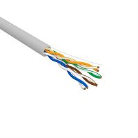 U/UTP, CAT 5e, ZH нг(А)-HF, 4PR, 24AWG, INDOOR, SOLID, серый, серия LIGHT РФ REXANT (01-0059-R)
