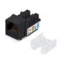 KJ-RJ45-Cat.6-90-SW-BK (10102c) Вставка Keystone Jack RJ-48