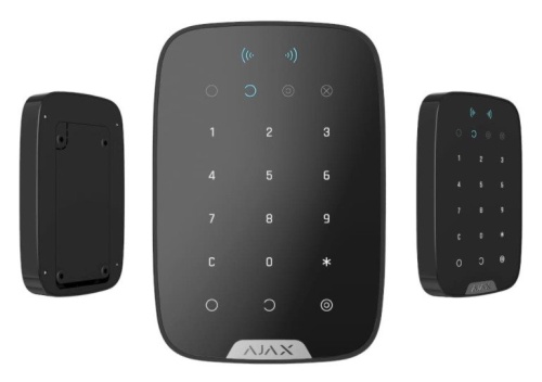 Ajax KeyPad Plus (black) Беспроводная сенсорная клавиатура