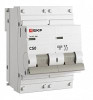 ВА 47-100 2P 50А (C) 10kA PROXIMA (mcb47100-2-50C-pro)