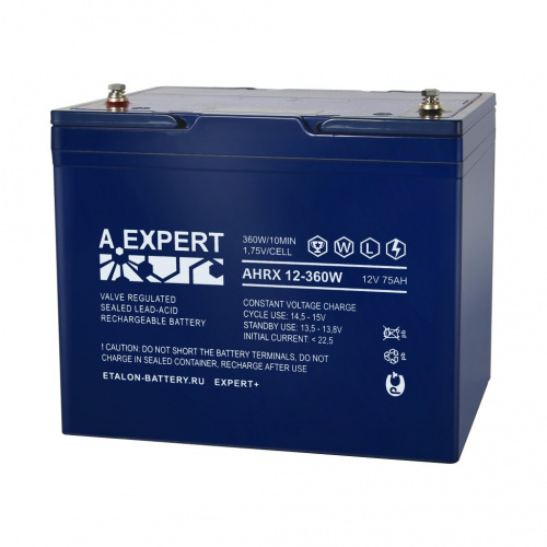 A.EXPERT AHRX 12-360W Аккумулятор герметичный свинцово-кислотный A.EXPERT AHRX 12-360W Аккумулятор герметичный свинцово-кислотный