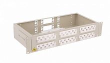 ШКОС-Л-2U/4-32-FC/ST/SC/LC~-(корпус)~ (130308-00041) Кросс оптический 19"