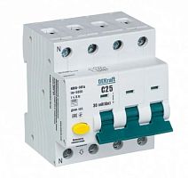 ДИФ-103 3Р+N 25А 30мА AC (16214DEK) Автоматический выключатель дифференциального тока
