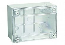 Коробка ответвительная с гладкими стенками IP56, 150х110х70 (54020) Коробка ответвительная с гладкими стенками и прозрачной крышкой