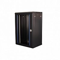 DR-635001 Шкаф телекоммуникационный 19" настенный, дверь стекло, 18U