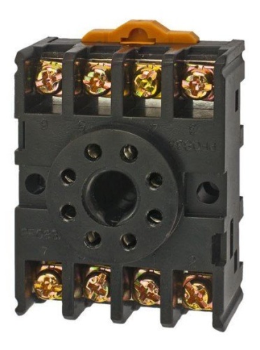 Р8Ц, цокольный 8-pin на DIN-рейку/плоскость TDM (SQ1503-0019) Разъем