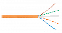 U/UTP 4pair, Cat6a, Solid, In, нг(А)-HF (NMC 4155C-OR) Кабель «витая пара» (LAN) для структурированных систем связи