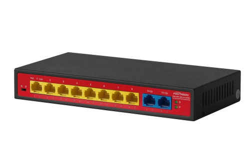 PND-08P-2M Lite (95W) Коммутатор неуправляемый 10-портовый с функцией PoE PND-08P-2M Lite (95W) Коммутатор неуправляемый 10-портовый с функцией PoE