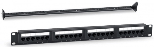 PP-1U-24P-6 (201-032) Патч-панель 19" (1U) 24 порта RJ-45 кат.6 PP-1U-24P-6 (201-032) Патч-панель 19" (1U) 24 порта RJ-45 кат.6