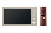 CTV-DP3702 Gamma (бежевый + бронза) Комплект видеодомофона