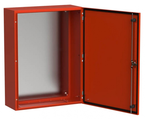 Корпус металлический TITAN 5 ЩМП-80.60.30 800х600х300 УХЛ1 IP66 RAL3020 красный с монтажной платой (TI5-13-N-080-060-030-66) Корпус металлический с монтажной платой