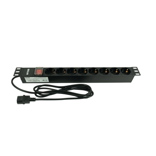 NTSS-PDU-DA1017 гор.размещ. 8xSchuko базовые 10A C14 2м Блок розеток 19" фото 2 NTSS-PDU-DA1017 гор.размещ. 8xSchuko базовые 10A C14 2м Блок розеток 19" фото 2