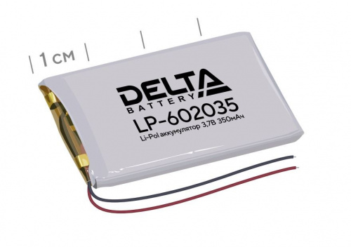 Delta LP-602035 Аккумулятор литий-полимерный призматический Delta LP-602035 Аккумулятор литий-полимерный призматический