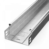 Лоток неперфорированный Стандарт INOX (AISI 304) 100х50х3000 (0,8мм) (PR16.2282)