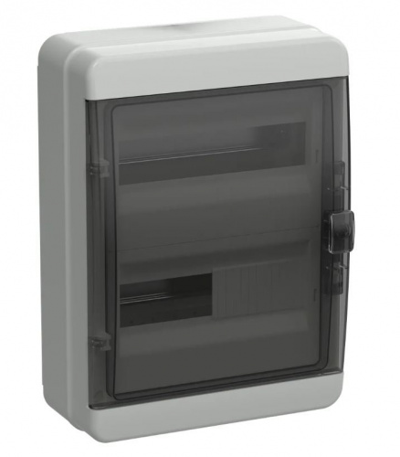 Корпус пластиковый КМПн-24 IP65 TEKFOR (TF5-KP72-N-24-65-K03-K02) Корпус пластиковый черная прозрачная дверь Корпус пластиковый КМПн-24 IP65 TEKFOR (TF5-KP72-N-24-65-K03-K02) Корпус пластиковый черная прозрачная дверь