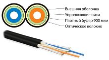 FO-D3-IN-50-2-LSZH-BK Кабель волоконно-оптический многомодовый