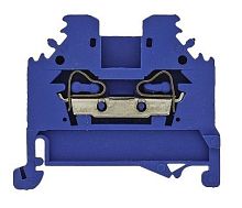 JXB-S-2.5 2-проводная, синяя (plc-jxb-s-2.5b) Колодка клеммная пружинная