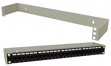 BW19-1U-110F-RAL7035 Кронштейн настенный для 19" оборудования, высота 1U