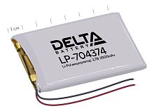 Delta LP-704374 Аккумулятор литий-полимерный призматический