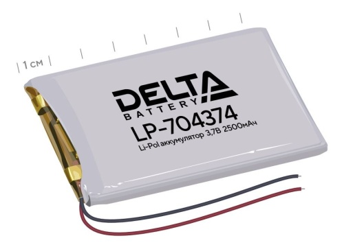 Delta LP-704374 Аккумулятор литий-полимерный призматический