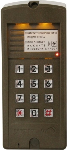 БВД-310R Вызывная панель аудиодомофона