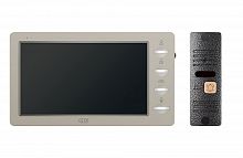 CTV-DP3702 Gamma (бежевый + серебро) Комплект видеодомофона