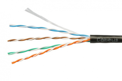 UTP-4P-Cat.5e-SOLID-BK-50 (7252c-6) фото 4