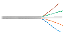 U/UTP 4pair, Cat6a, Solid, In, нг(А)-HF (NMC 4155C-GY) Кабель «витая пара» (LAN) для структурированных систем связи